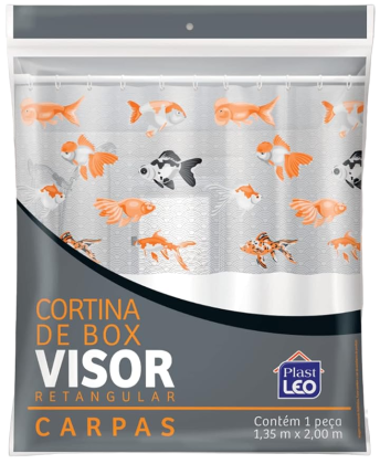 CORTINA BOX VINIL CARPAS 1,35 X 2,00 REF.620-T PLAST LEO