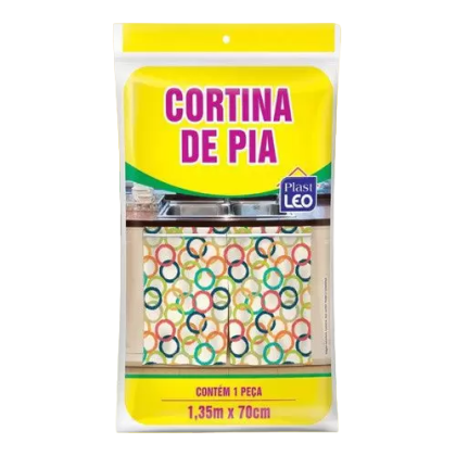 CORTINA DE PIA 1,35X70 REF.916 PLAST LEO