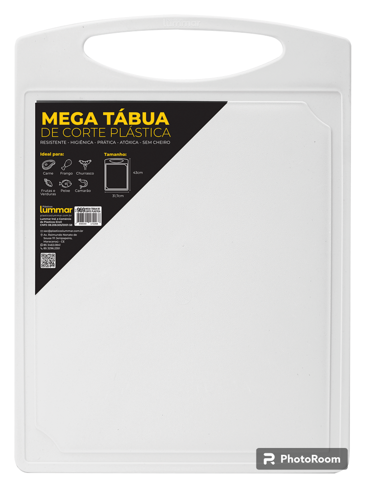 TABUA PLAST MEGA 43X31,7CM REF.969 LUMAR