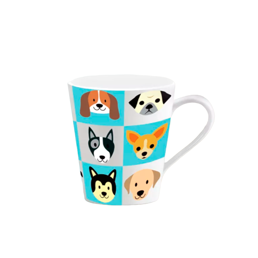 CANECA 290ML PET SORTIDO REF.PET-001 TERRAMADA