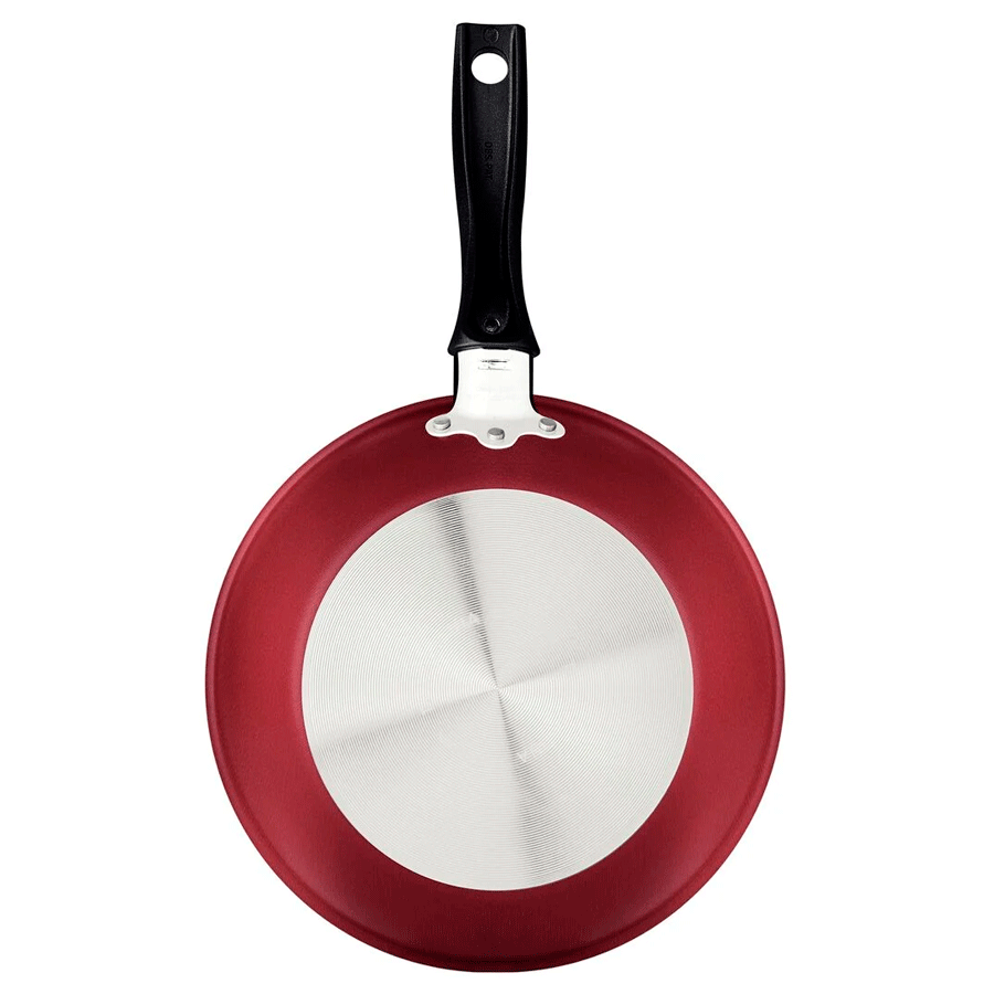 FRIGIDEIRA ANTIADERENTE ALUMINIO N.18 TURIM VERMELHA REF.718 TRAMONTINA