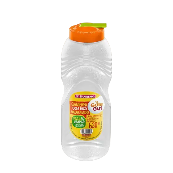 GARRAFA PLAST 630ML GOLE GUT CANUDO REF.756/20 SANREMO