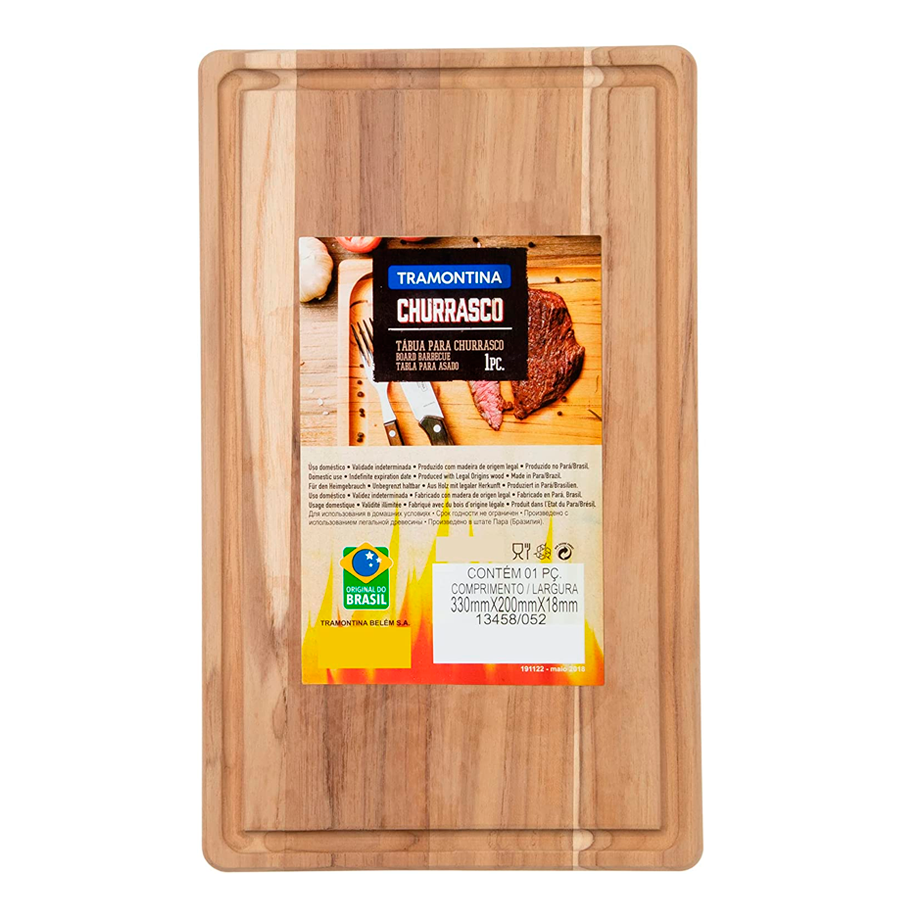 TABUA MADEIRA 33X20X18 TRAMONTINA