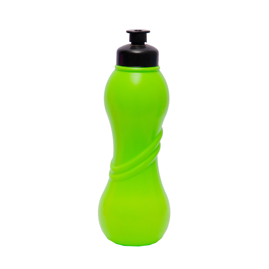 GARRAFA PLAST 600ML SQUEEZE COLOR MILPLASTIC