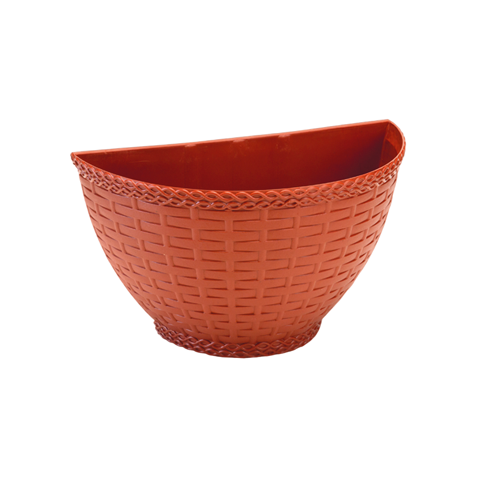 VASO PAREDE RATTAN TELHA REF.526 INJEPLASTEC