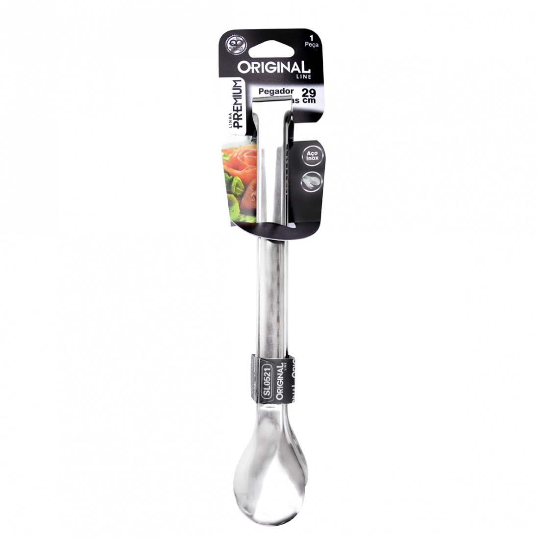 PEGADOR DE SALADA INOX 29CM PREMIUM REF.SL0521 ORIGINAL