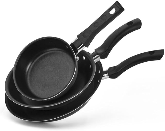 JOGO FRIGIDEIRAS ANTIADERENTE ALUMINIO C/3 N.20/22/24 CINTHYA