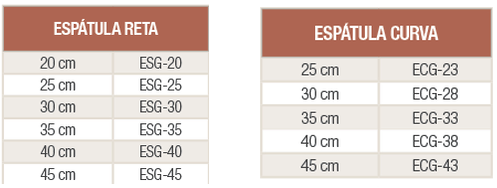 ESPATULA FLEXIVEL RETA 15CM ESG-155 SOLRAC