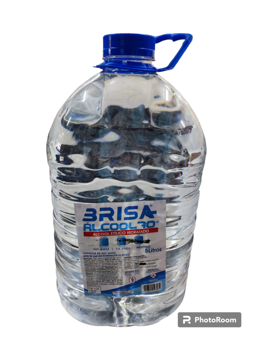 ALCOOL 70 LIQUIDO 5LTS BRISA