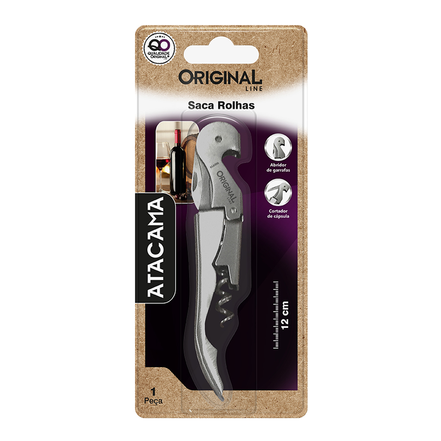 SACA ROLHA INOX ATACAMA REF.SL0258 ORIGINAL