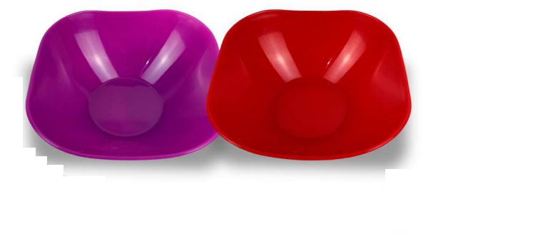 TIGELA PLASTICA 400ML BESSA COLOR BS