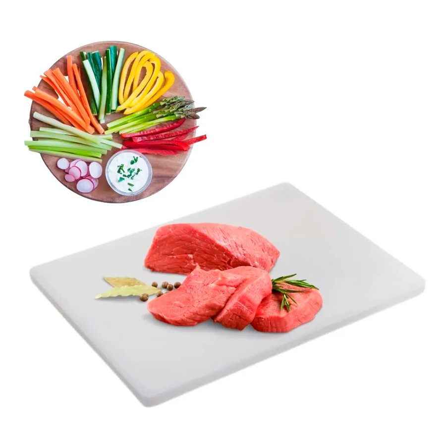 PLACA POLIETILENO 50X30X0,08 RETANGULAR BRANCA SAO JOSE