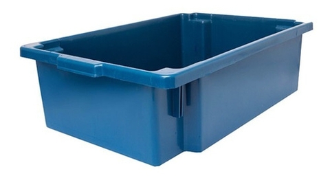 CAIXA 35LTS ORGANIZADORA SEM TAMPA 65X44X17 AZUL REF.S850 DEKACRON