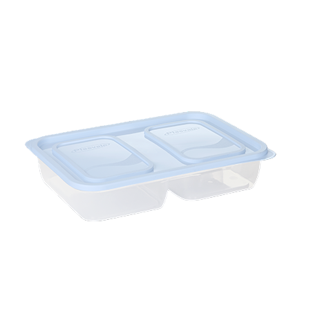 POTE 1,5LTS RETANGULAR C/2 DIVISORIAS REF.1182 PLASVALE