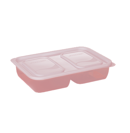 POTE 1,5LTS RETANGULAR C/2 DIVISORIAS REF.1182 PLASVALE