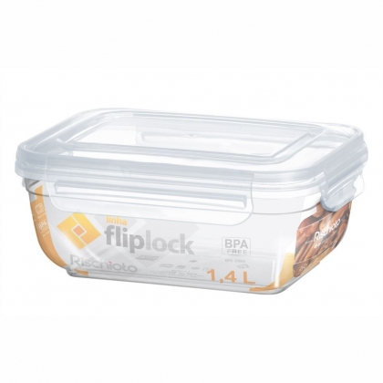 POTE RETANGULAR FLIPLOCK 1,4LTS REF.502 RISCHIOTO