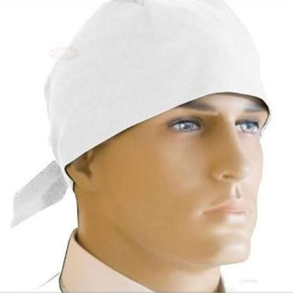 BANDANA BRANCA REF.BD01 RS