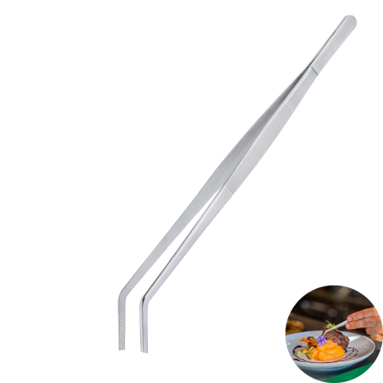 PINCA INOX 30CM CULINARIA PROF PONTA CURVA REF.GP619 GP INOX